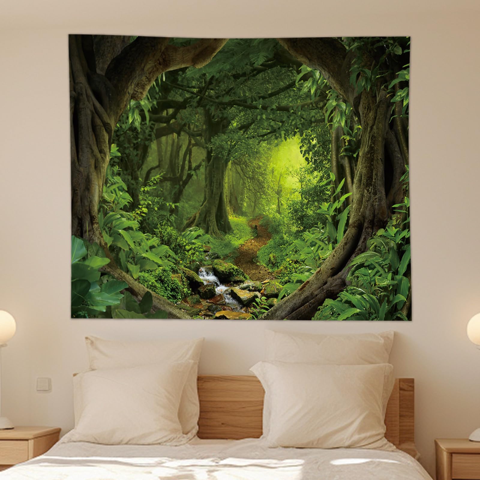 Forest Path Tapestry Large Tapestry for Bedroom Living Room Natural Decor
