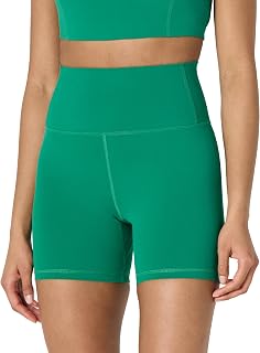 Amazon Essentials FormFlex Women's High Waist Soft Cycling Yoga Sports Shorts