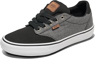 Vans Atwood - Tenis de lujo para hombre, tenis de moda de caña baja para el trabajo, caminar y uso casual