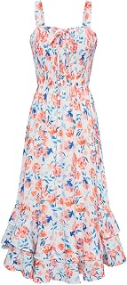 GRACE KARIN Floral Spaghetti Strap Casual Women's Summer Beach Dress