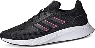 Adidas Unisex Baby Runfalcon 2.0 I Gymnastics Shoes, Black Core Black Grey Screaming Pink, 44 EU