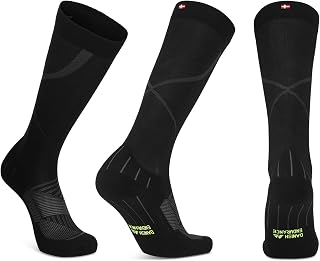 DANISH ENDURANCE Performance Compression Socks for Men & Women, 26-32 mmHg, Firm Graduated Support with Anatomical Fit for Endurance Training, Recovery and Circulation, Breathable & Sweat-Wicking
