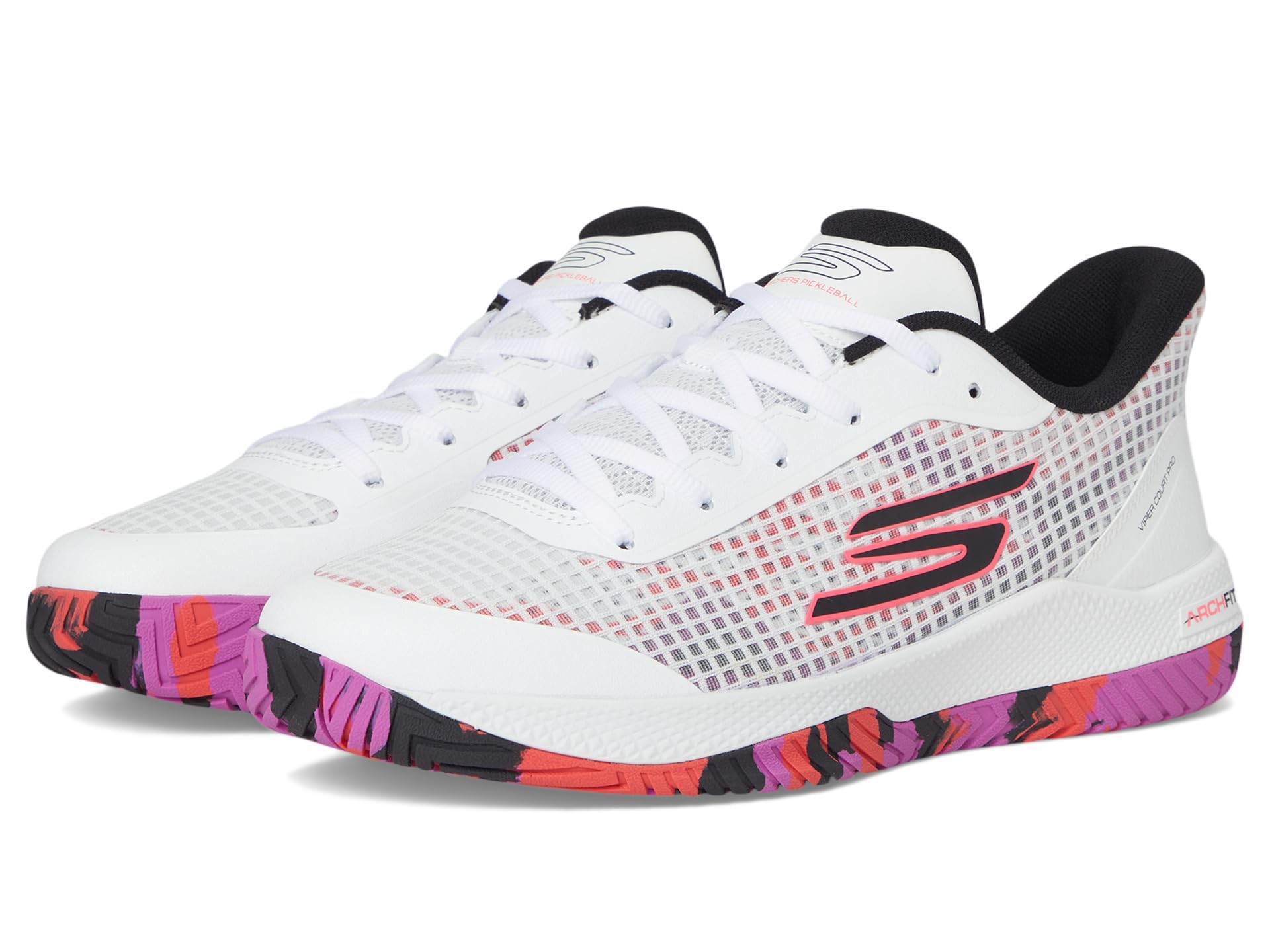 Skechers Viper Court-Athletic Indoor Outdoor PRO Pickleball Shoes with Arch Fit 