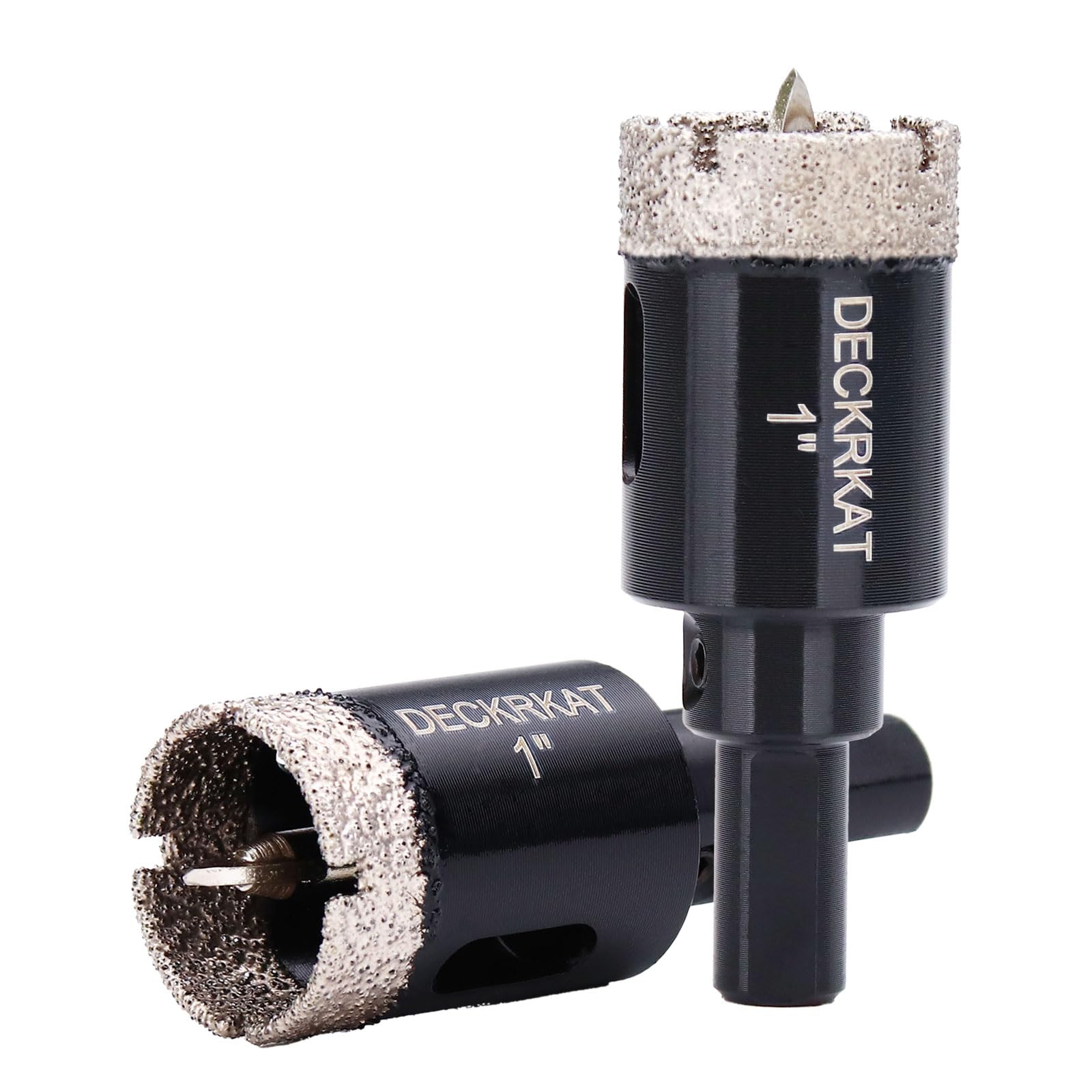 1 Inch Diamond Hole-Saw Bits with Pilot Drill Bit - 2pc 1" Diamond Tipped Tile H