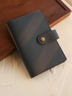 1 Passport Holder Classic Passport Holder with Credit Card Slots PU Leather Travel Wallet Elegant Unique Document Holder Bride Birthday Gift for Friends Family, Black, Classic