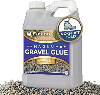 Magnum Gravel Glue for Landscaping, 128oz | Adhesive for Pea Gravel, Small Pebbles, Landscape Lock for Homeowners and DIY Enthusiasts