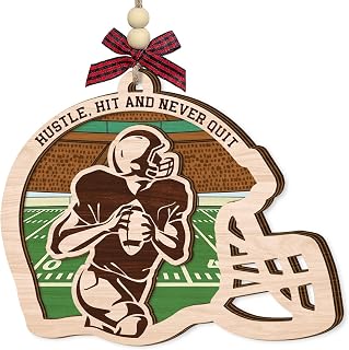 Football Christmas Ornaments 2026 - Football Ornament for Tree Decoration