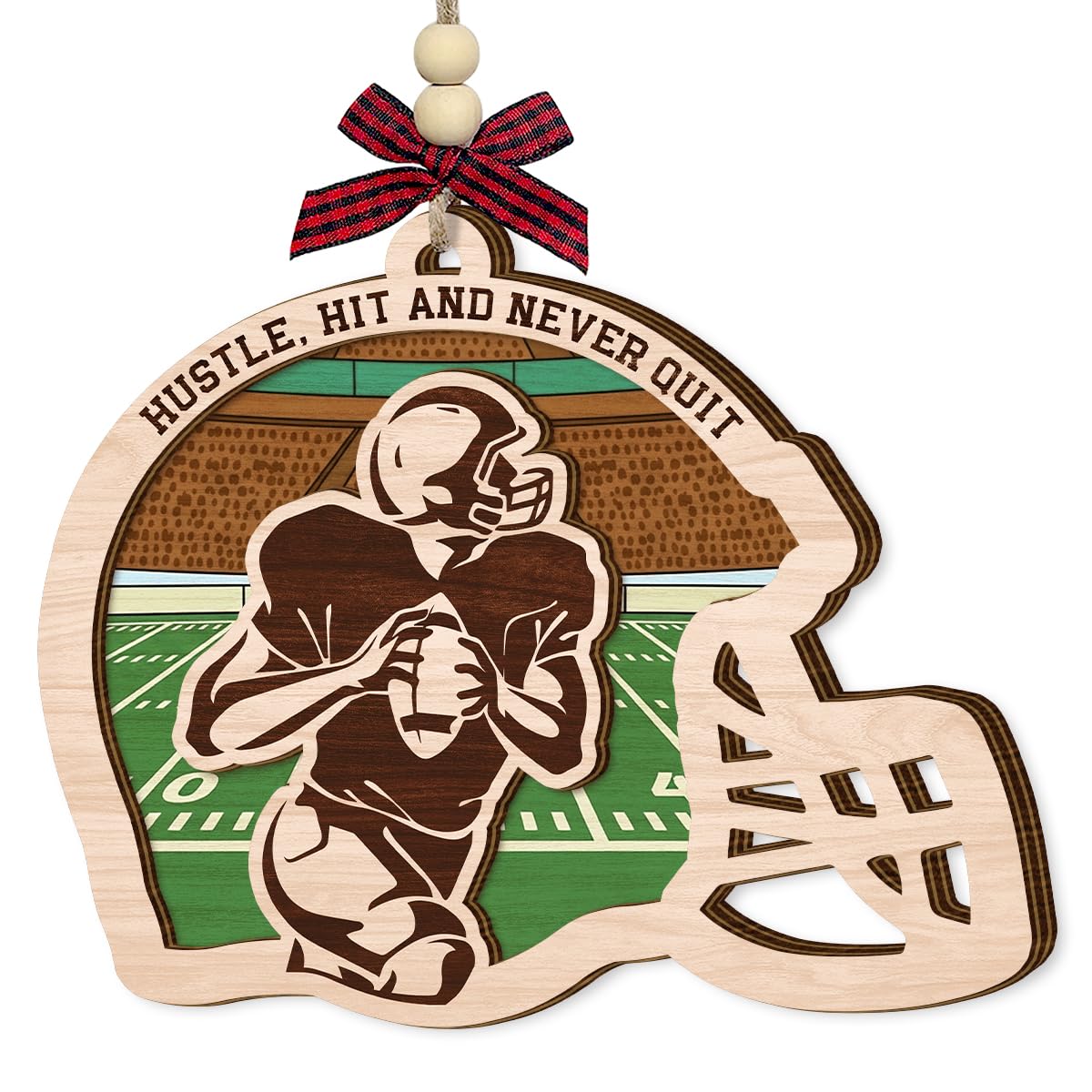 Football Christmas Ornaments 2026 - Football Ornament for Tree Decoration