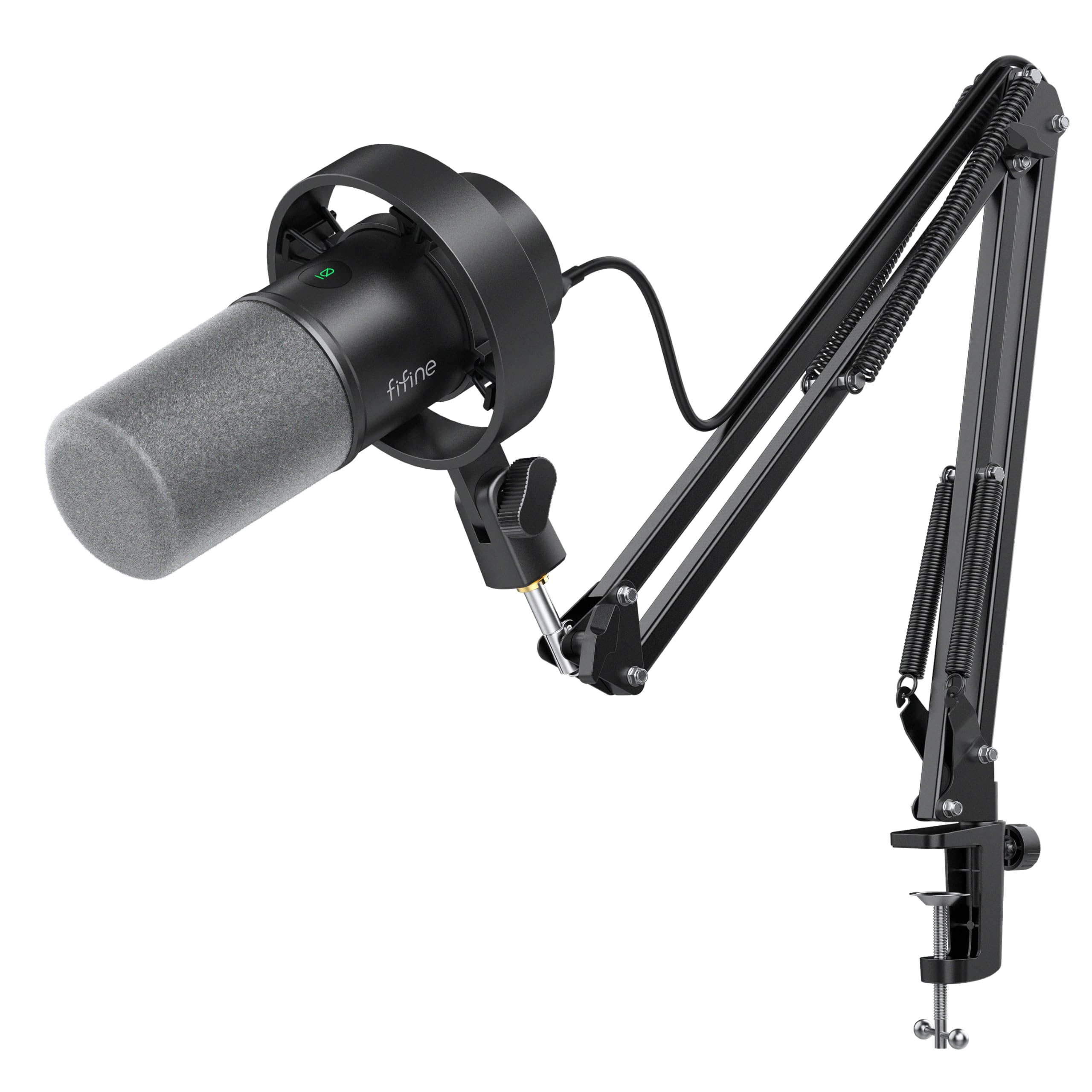 FIFINE AmpliTank K688CT Podcast Microphone Kit, USB/XLR Dynamic Vocal Mic | Stre