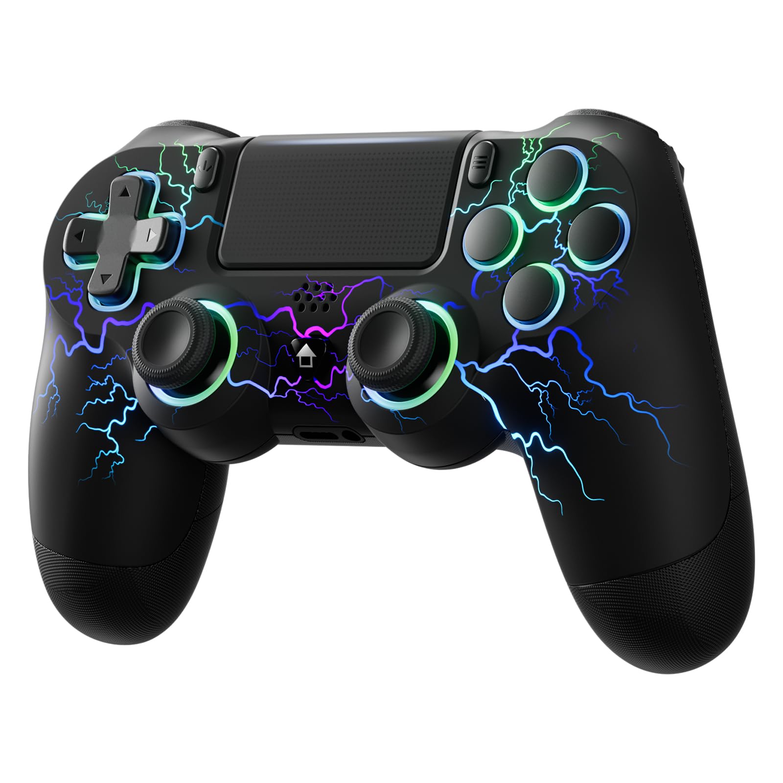 ECHTPower Controller for PS4, 2025 UPGRADE Bluetooth Controller for PS4/PC, Type