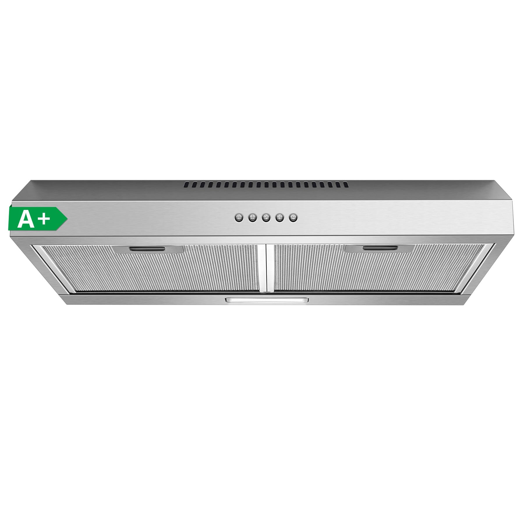 TopStrong 60cm Under Cabinet Cooker Hood, 250m³/h Slim Kitchen Extractor Fan, 3 