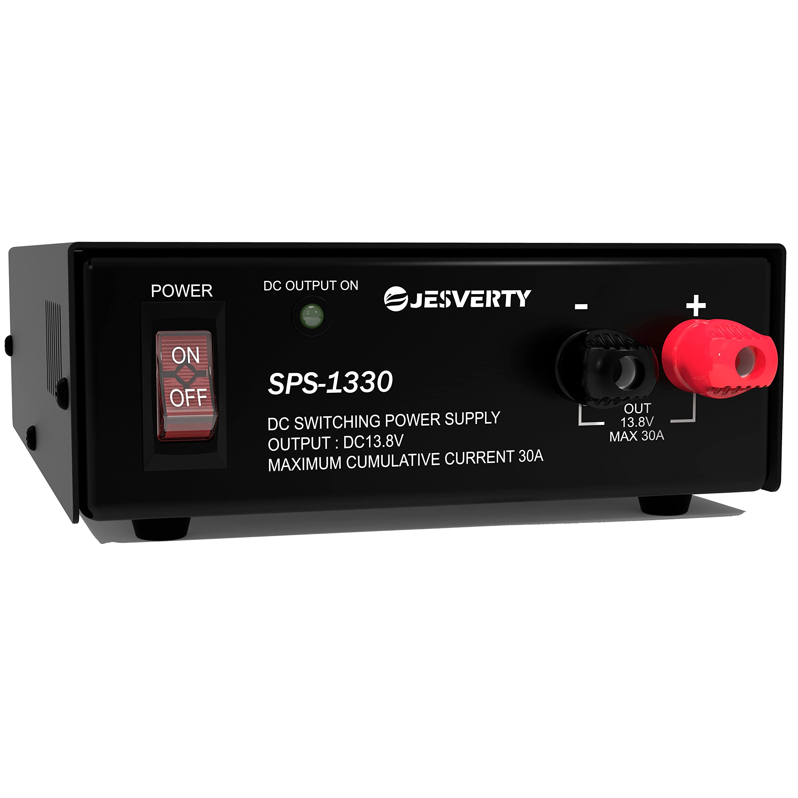 Jesverty Universal Compact Bench Power Supply - 30 Amp Regulated Home Lab Bencht