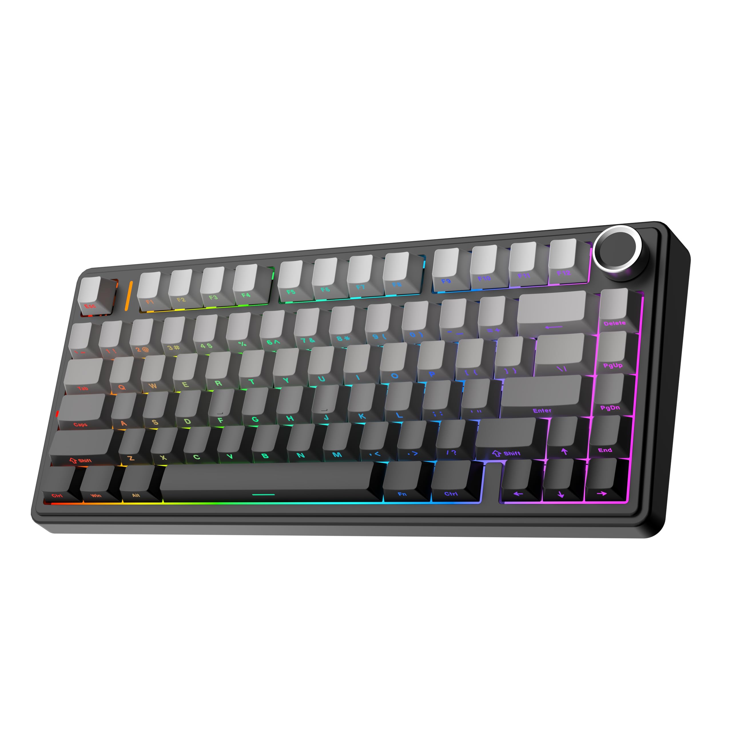 EPOMAKER AULA F75 Wireless Mechanical Gaming Keyboard, 75% Layout with Knob | Cr