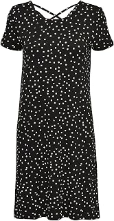 ONLY OnlBera Women's Short Jersey Dresses - Summer Shirt Dress, Short Sleeve, Colour: Dark Blue, Size:
