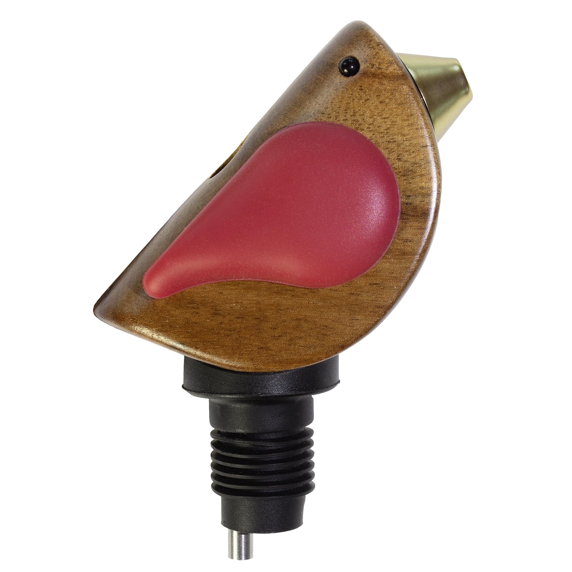 Songbird Specialties Singing Bird Wine Bottle Pourer, Red | It chirps as you pou