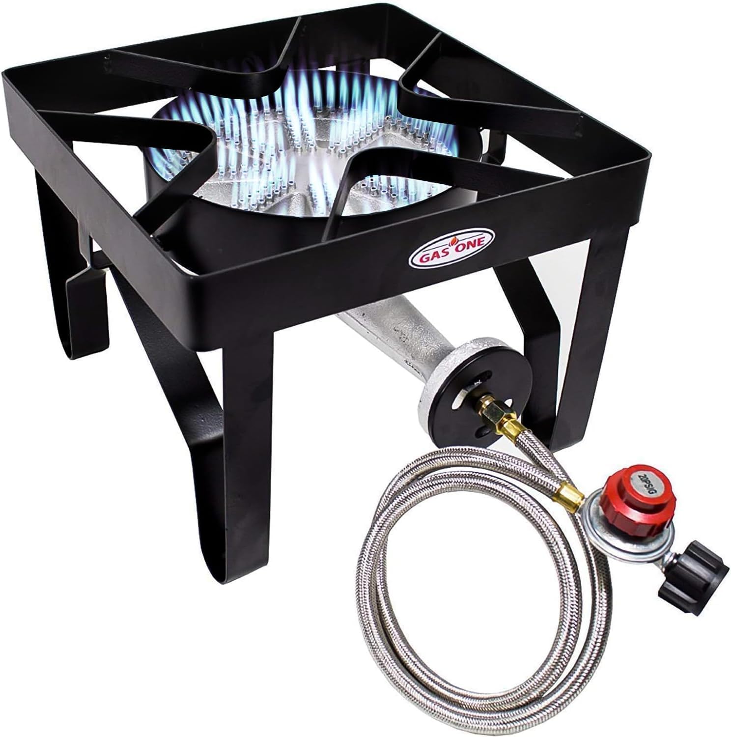 GasOne 200K BTU Propane Burner – Heavy-Duty Propane Stove – Outdoor Burner with 