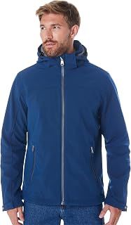 Killtec Men's Softshell Jacket Softshell Jacket with Removable Hood Men's Softshell Jacket Water-Repellent Windproof