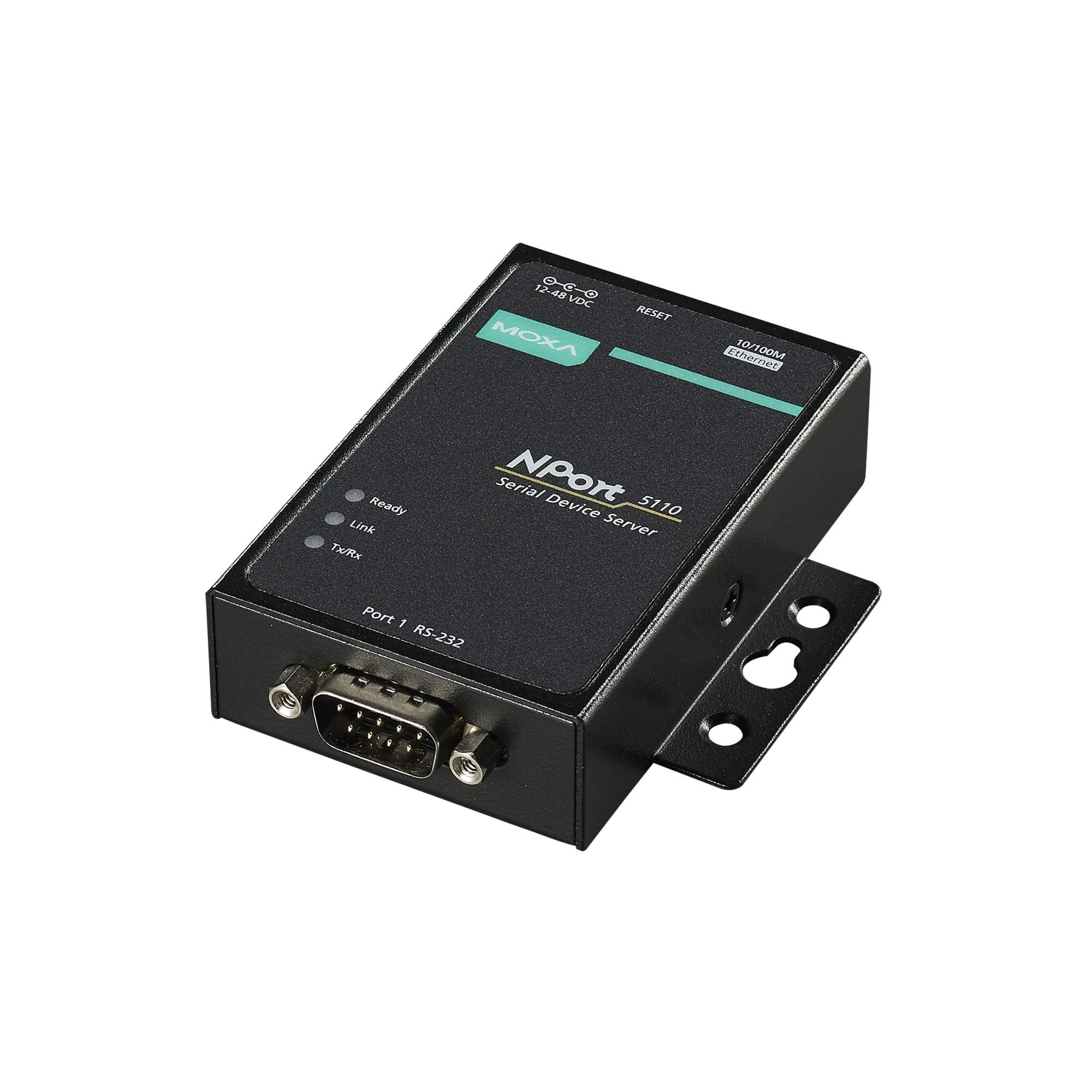 Moxa 40145M Nport Device Server 12-48Vdc Nport 5110, 1-Port Rs-232 Inkl