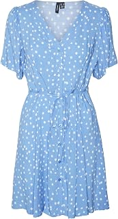Bestseller A/S Vmalba SS Short Dress Wvn Noos Dress Women