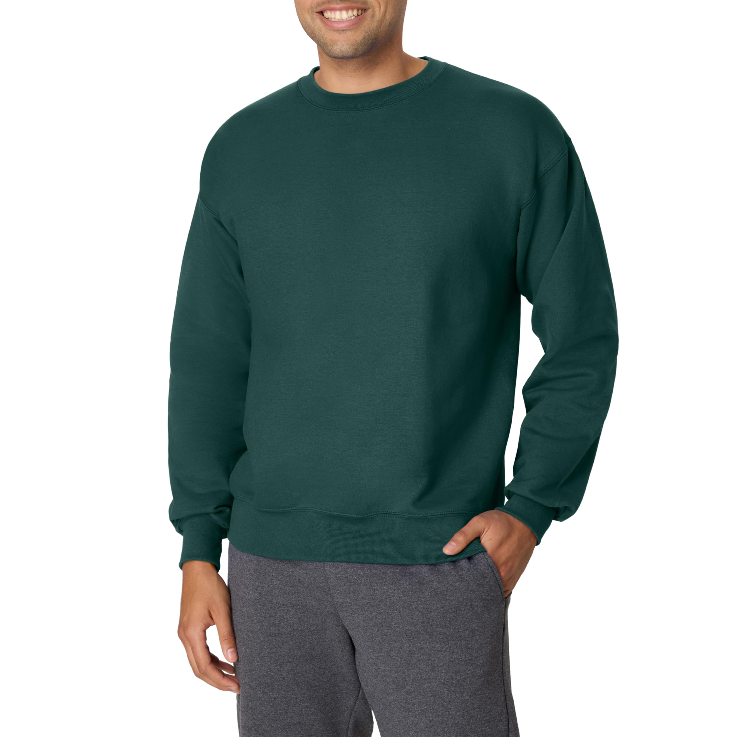 Hanes Ecosmart Men's Midweight Fleece Hoodie, Men's Hooded Sweatshirt, Men's Hoo
