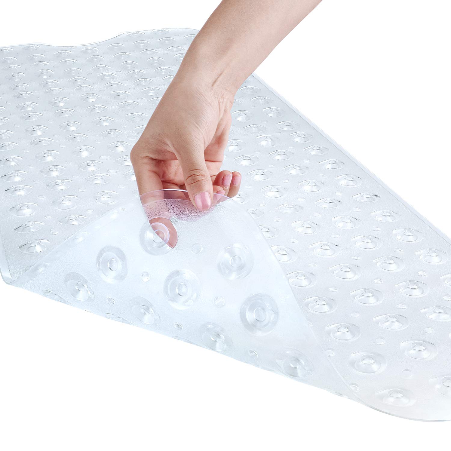 YINENN Bath and Shower Safety Mats 40x16 inch, Non Slip with Suction Cups for Ba