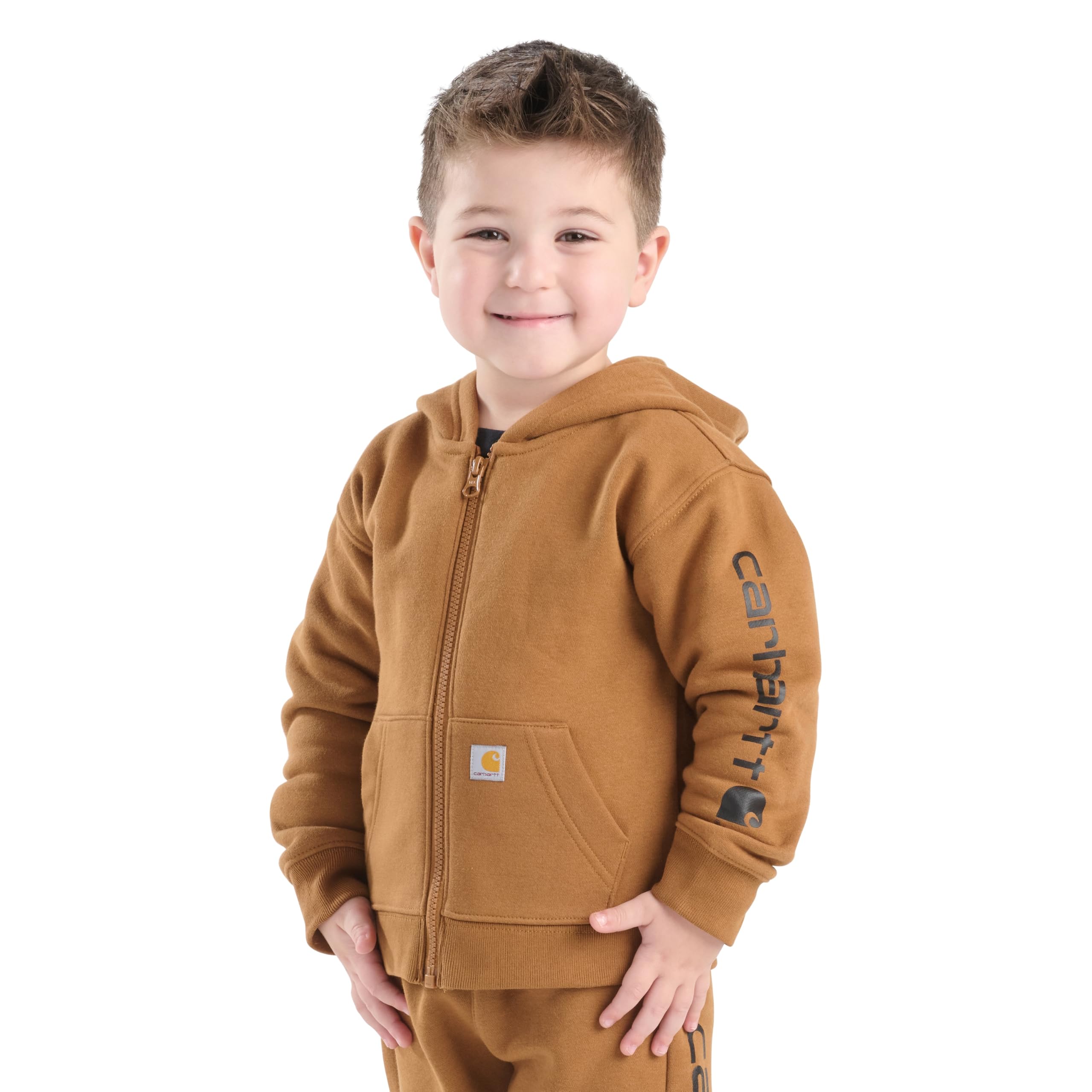 Carhartt Baby Boys' Long Sleeve Zip Hoodie