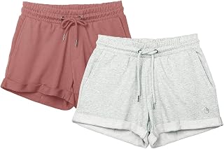 icyzone Women's Sports Shorts Running Shorts Jogging Bottoms Summer Breathable Running Gym Shorts