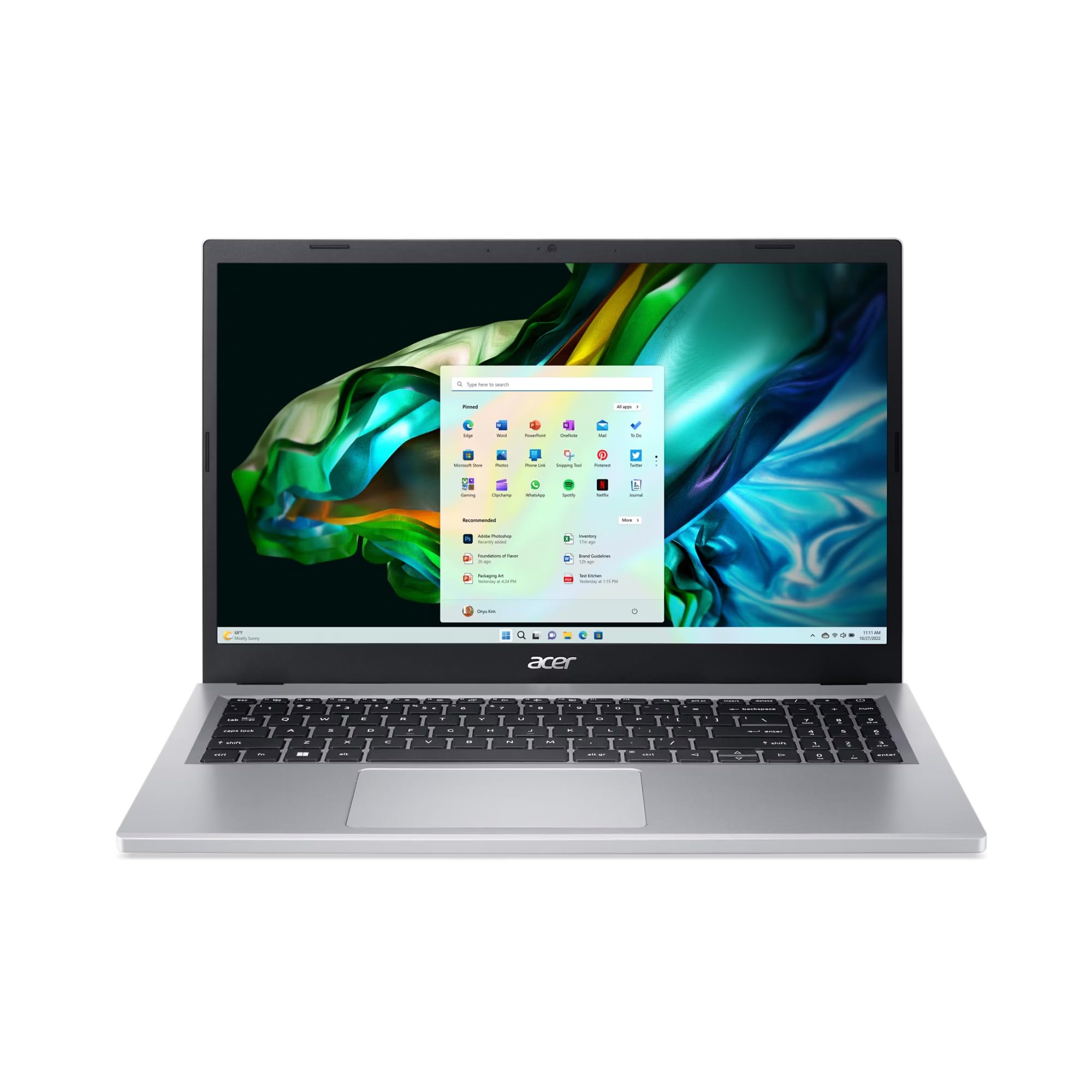 Acer Aspire 3 15 A315-24PT-R288 Ryzen 5 16GB 1TB Silver (Renewed) | 15.6in FHD (