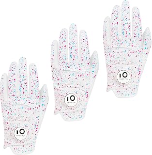 FINGER TEN Men's Golf Gloves 3 Pack Rain Grip Durable | Lightweight for Natural Feel, Soft Wearing Comfort, Built for Long Term Use, Delivers Steady Grip Throughout Your Swing
