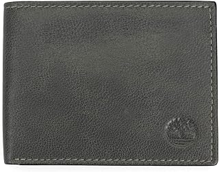 Timberland Mens Genuine Leather RFID Blocking Passcase Security Wallet Bi-Fold Wallet