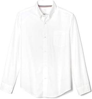 French Toast Boys Long Sleeve Oxford Shirt (Standard & Husky)
