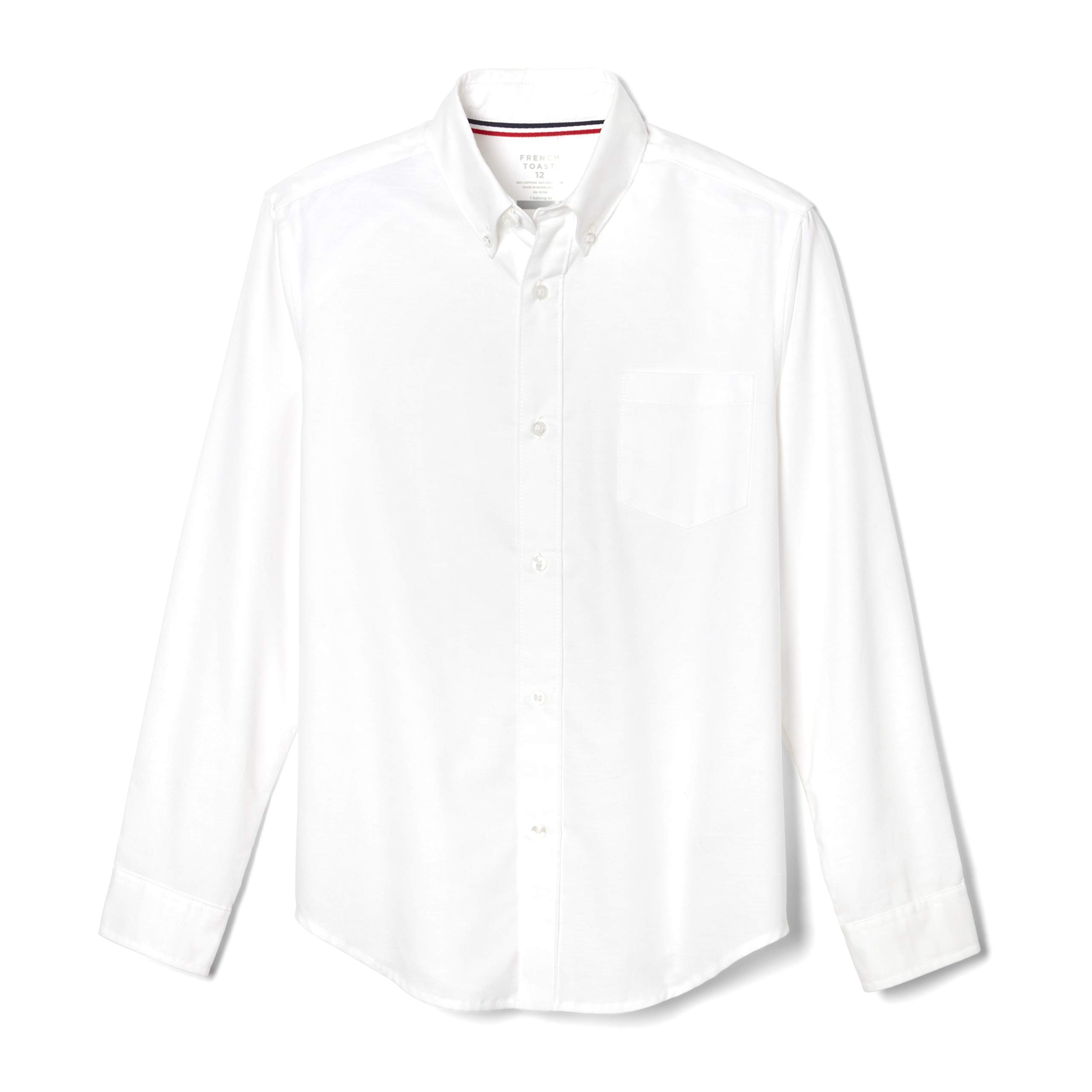 French Toast Boys Long Sleeve Oxford Shirt (Standard & Husky)