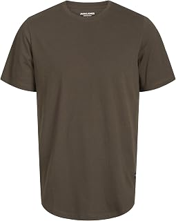 JACK & JONES Male T-Shirt Plus Size Plain T-Shirt