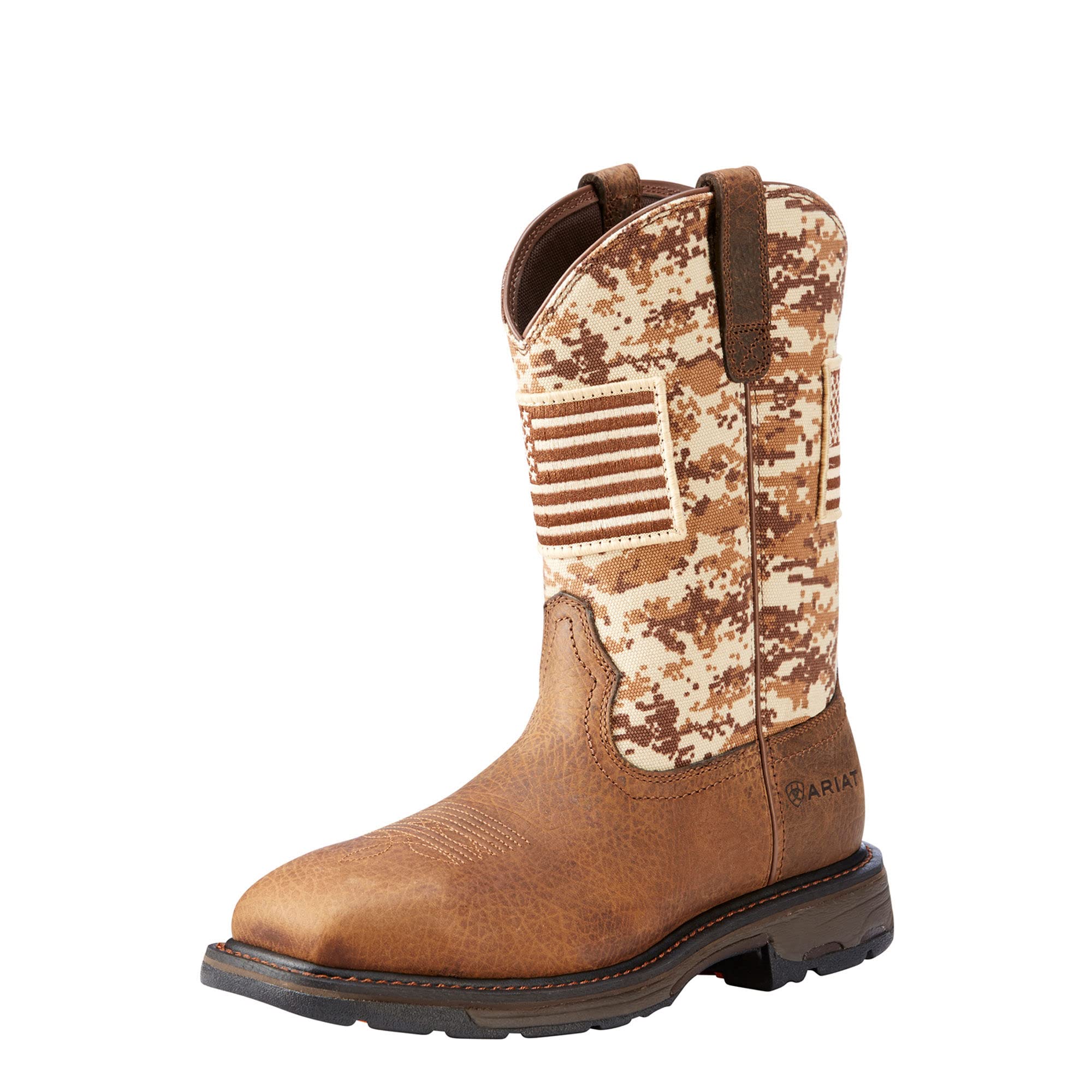 Ariat Men's Patriot St Earth/Sand Camo Work Shoes