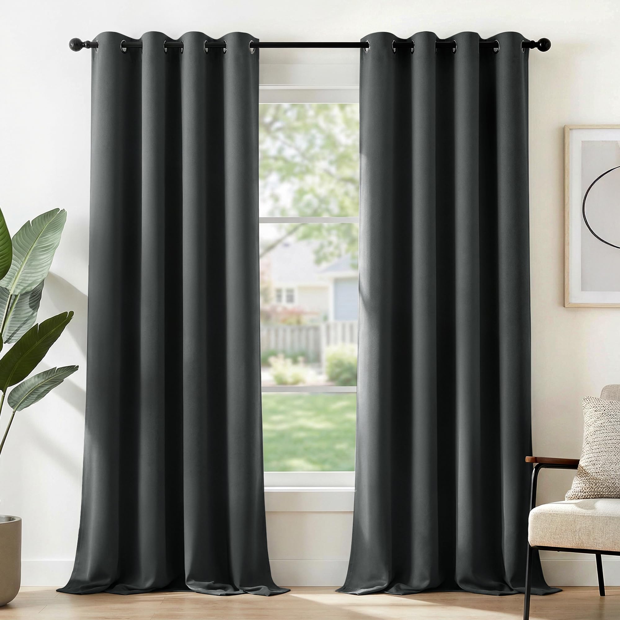 Deconovo Blackout curtains, thermal curtains, sound insulation, opaque curtains