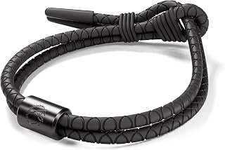 FlexTech Adjustable Silicone Rope Bracelet: Waterproof, Sweatproof, Sunproof, Minimalist Surf, Golf Jewelry for Men - One Size Fits All