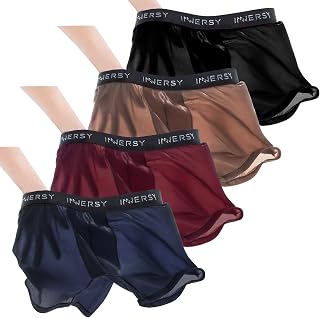INNERSY Mens Boxers Shorts Multipack Mesh Sports Underwear Trunks Pack of 4