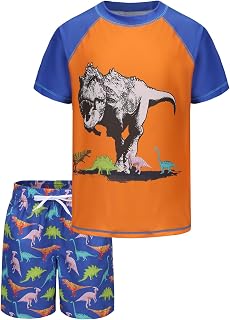 Aisyee UV Shirt Children's Swimming Trunks Boys Swimsuit Set 98 164/3-16