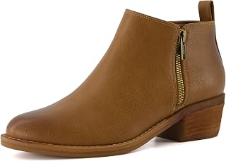 CUSHIONAIRE Womens Taco Booties Memory Foam Side Zipper Vegan Suede Casual Ankle Booties Womens Wide Available