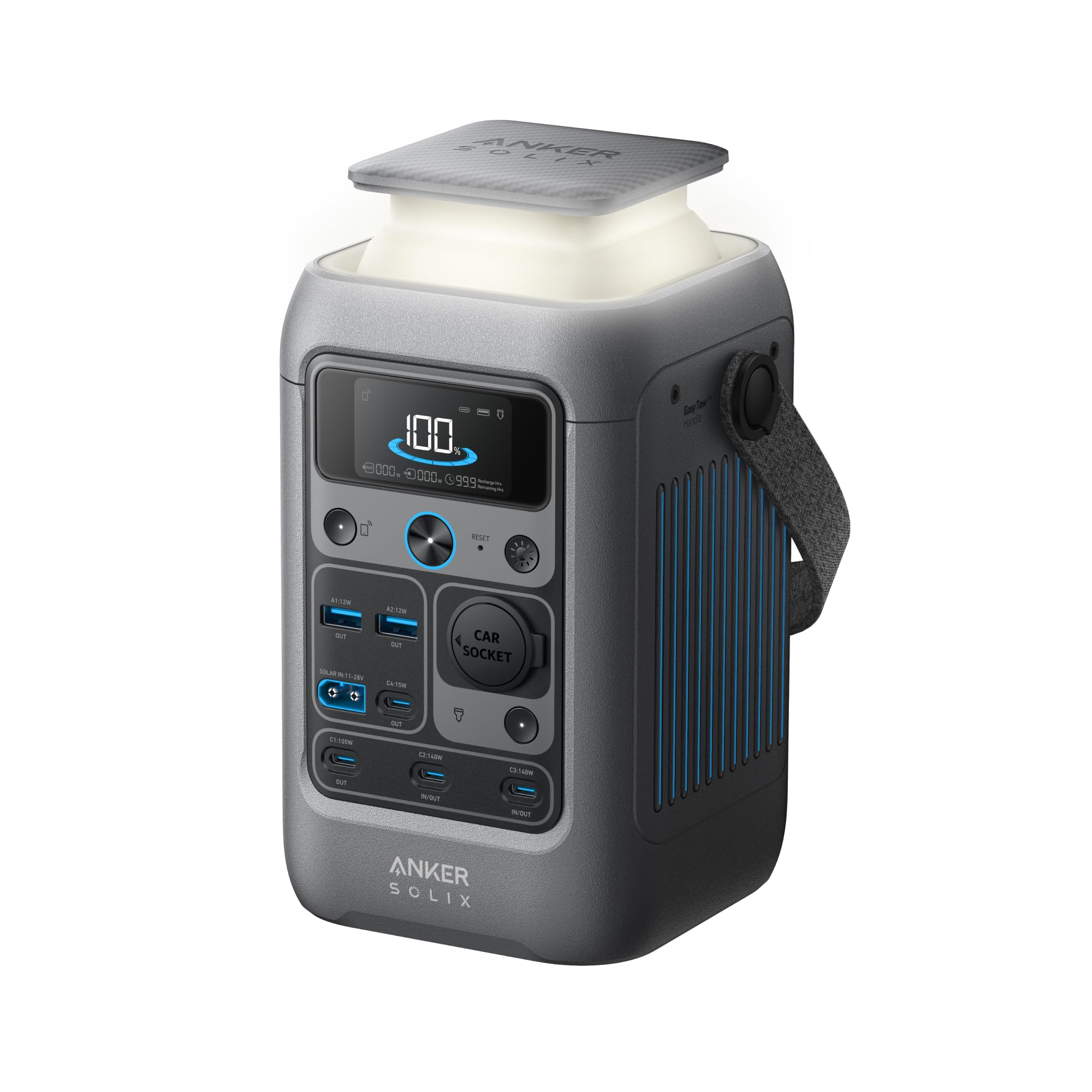 Anker SOLIX C300 DC Portable Power Station, 288Wh, 300W, Outdoor Camping | 288Wh