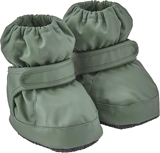 Grass & Air Baby Booties Unisex PU, Mini Adventure Baby Showerproof Bootie, Fleece Lined Overshoes, Playshoes