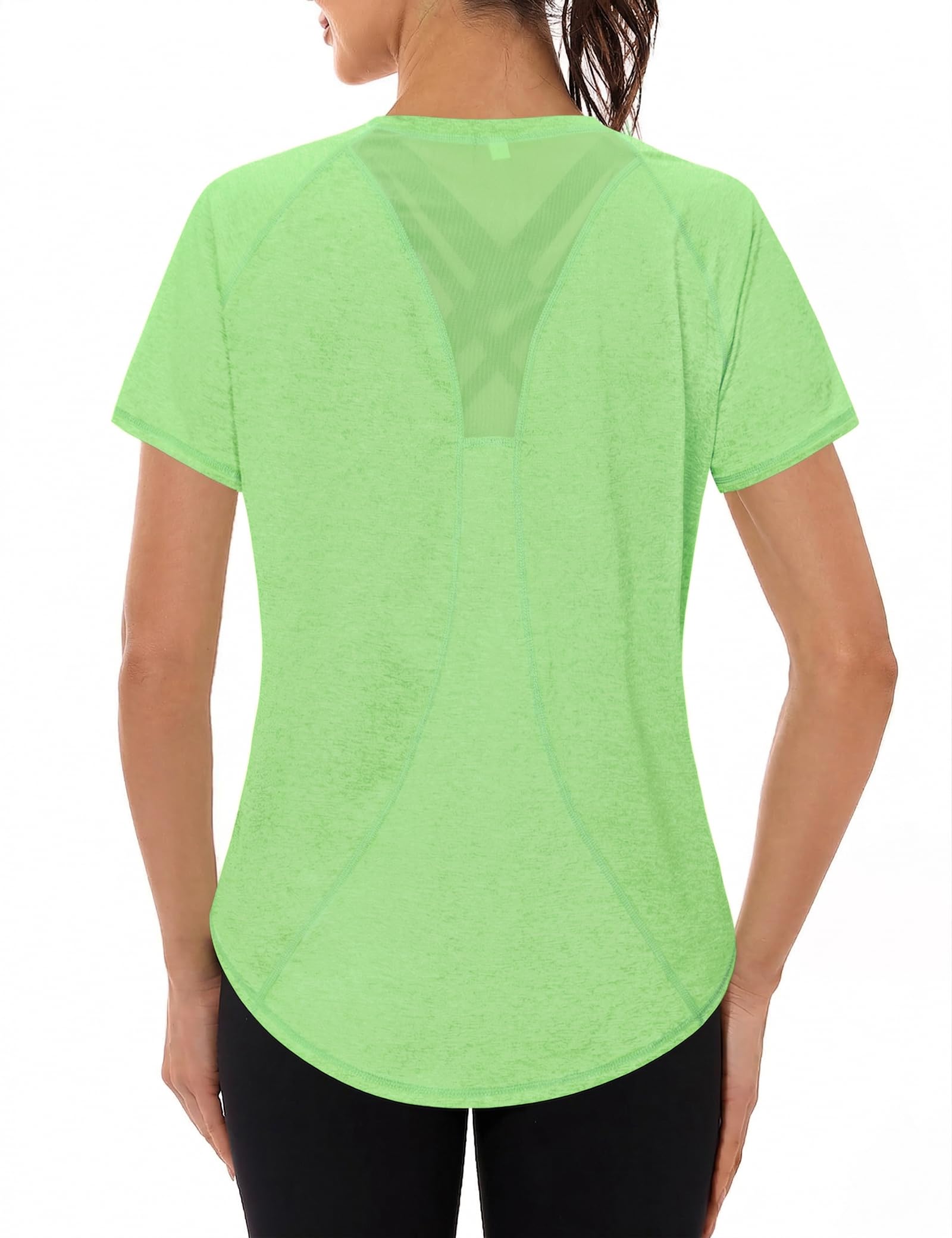 Gyabnw Women's Running T-Shirt Fitness Short Sleeve