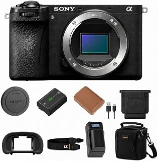 Sony Alpha a6700 Mirrorless Camera Body Bundle with Shoulder Bag, Extra Battery, Charger, Sony 1 Year Limited Warranty