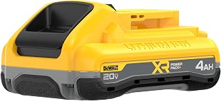 DEWALT 20V MAX Battery XR POWERPACK™ 4Ah Lithium Ion, 50% More Power, Dewalt Battery Compatible with 20V MAX Tools (DCB2104)