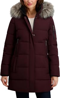 Nautica Women's Soft Mist Heavyweight Puffer Coat