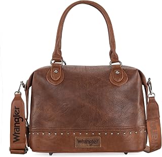 Wrangler Doctor Bag for Women Satchel Handbags with Wide Strap