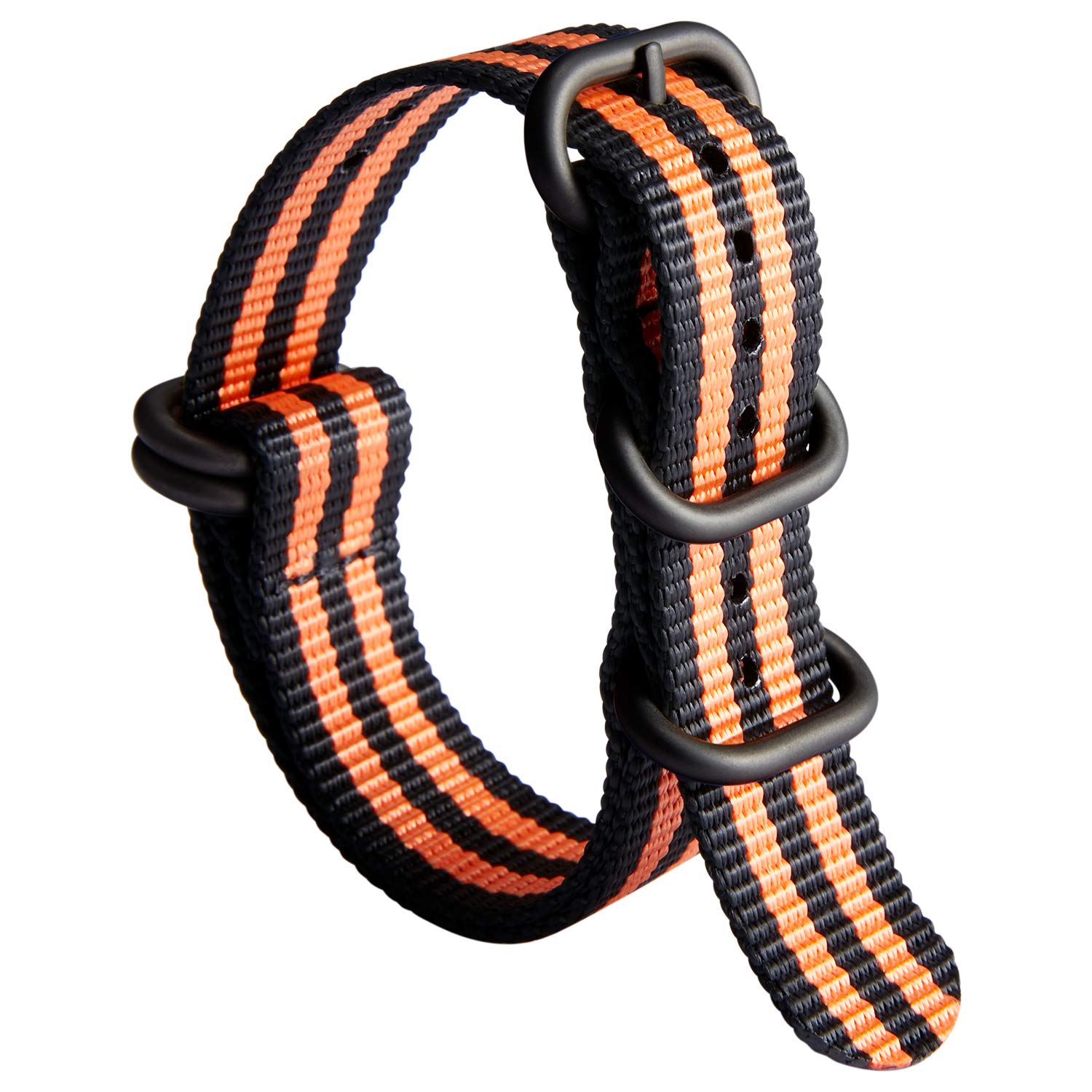 BINLUN Bracelet de Montre en Nylon Balistique Militaire Remplacement Tissu pour 