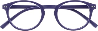 OPULIZE Zen Reading Glasses Smooth Matte Purple Small Men Women Hinges Spring R24-5 +3.50
