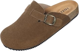 Intini Clogs and Mules for Men and Women Leather Closed Slippers