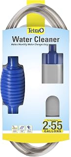Tetra Water Cleaner Gravel Siphon for Aquariums Up to 55 Gal | Makes Water Changes Easier, Removes Debris From Gravel, Remove 30% Of Water Every 30 Days